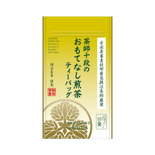 茶師十段のおもてなし煎茶（ティーバッグ　15P入り）